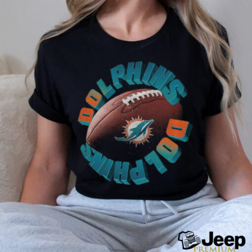 Miami Dolphins Spiral Heavyweight T Shirt