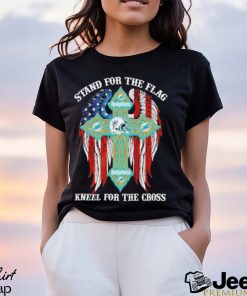 Miami Dolphins Stand For The Flag Kneel For The Cross 2024 T shirt