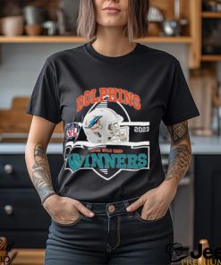 Miami Dolphins Winners Champions 2023 Super Wild Card NFL Divisional Helmet Logo T Shirt