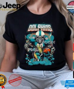 Miami Dolphins football mascot shirt