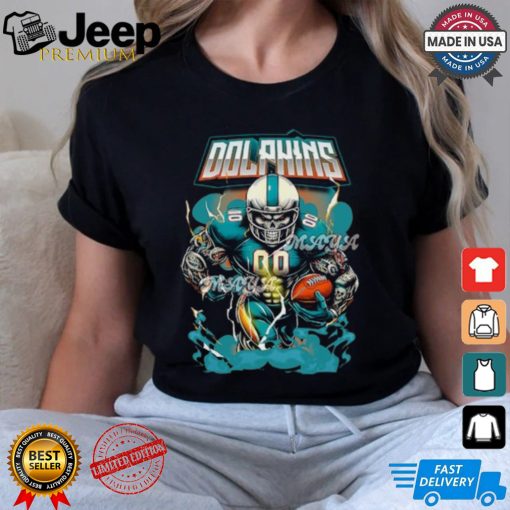 Miami Dolphins football mascot shirt