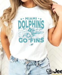 Miami Dolphins go fins logo shirt