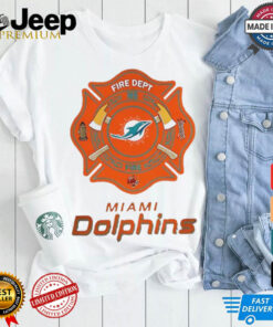 Miami Dolphins shirt Firefighter Appreciation logo
