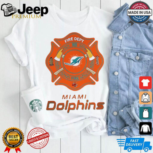 Miami Dolphins shirt Firefighter Appreciation logo