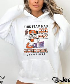 Miami Dolphins x Mickey Mouse This Team Has No Quit Super Bowl Champions 2024 Shirt