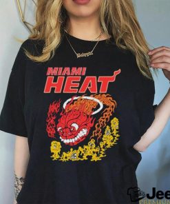 Miami Heat Retro Basketball Dragon Hot Fire shirt