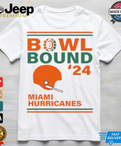 Miami Hurricanes 2024 Bowl Bound Helmet Shirt