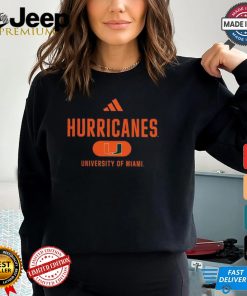 Miami Hurricanes Black Training Shirt