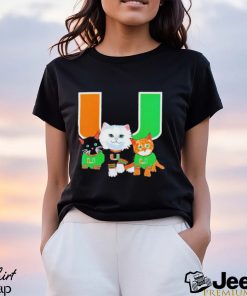 Miami Hurricanes Cute Cats Shirt