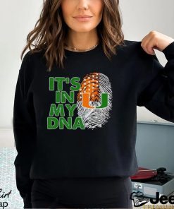 Miami Hurricanes It’s In My DNA Fingerprint shirt