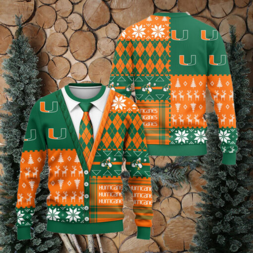 Miami Hurricanes Ugly Christmas Sweater
