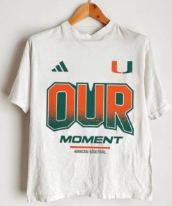 Miami Hurricanes adidas Unisex 2024 On Court Bench Our Moment Long Sleeve T Shirt