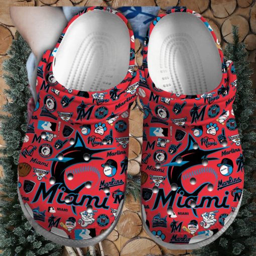 Miami Marlins MLB Sport Crocs Crocband Clogs Shoes Comfortable For Men Women and Kids – Footwearelite Exclusive