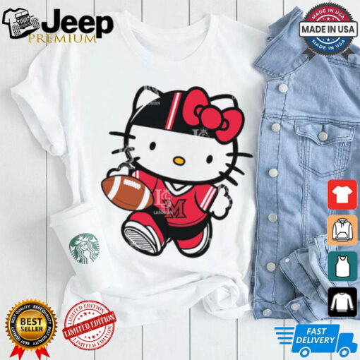 Miami RedHawks Cute Hello Kitty Football shirt