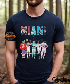 Miami Sports Teams florida panthers miami heat dolphins marlins inter miami 2024 Shirt