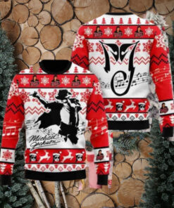 Michael Jackson With Signature Christmas Sweater Chirstmas Gifts 2024 Xmas For Family And Friends Ugly Sweater