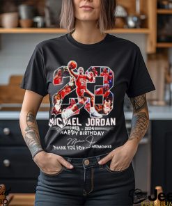 Michael Jordan 1963 2024 Happy Birthday thank you for the memories shirt