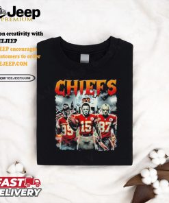 Michael Myers 15 Jason Voorhees 87 Freddy Krueger 99 Kansas City Chiefs Halloween Shirt