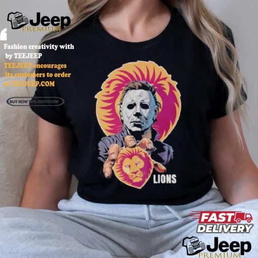 Michael Myers Lions Logo Shirt