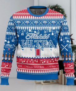 Michelob Ultra Beer Ugly Christmas Sweater