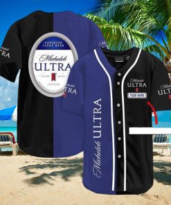 Michelob Ultra Customized Logo White Casual Baseball Jersey