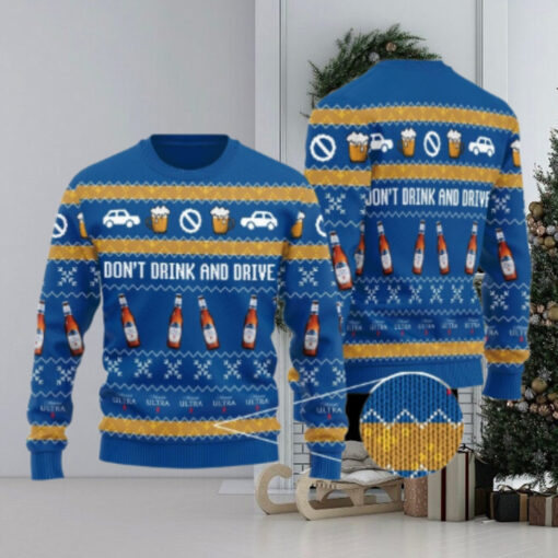 Michelob Ultra Don’t Drink And Drive Ugly Sweater