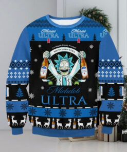 Michelob Ultra Rick Ugly Sweater