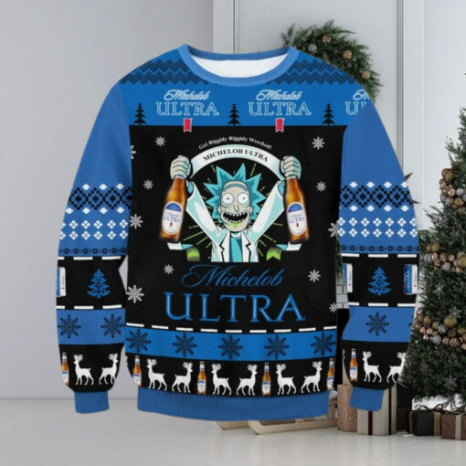 Michelob Ultra Rick Ugly Sweater