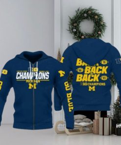 Michigan 2023 Big Ten Football Conference Champions Hoodie