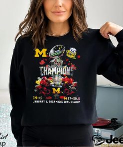 Michigan 2024 Rose Bowl Game Champions Trophy Winner Shirt