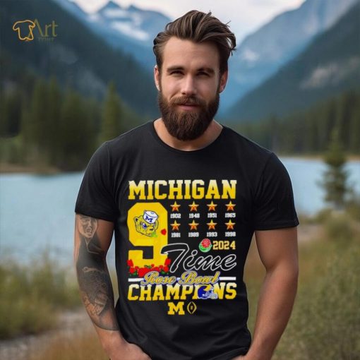 Michigan 2024 time Rose Bowl Champions shirt