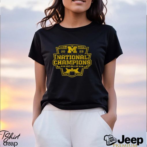 Michigan Football 2023 National Champions Logo Shirt