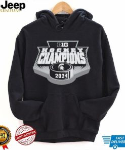 Michigan State Spartans 2024 Big Ten Men’s Ice Hockey Regular Season Champions Locker Room T shirt