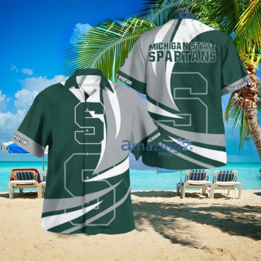 Michigan State Spartans Classic Fashion Button Up Hawaiian Shirt