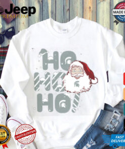 Michigan State Spartans Ho Ho Ho Santa Claus Christmas shirt