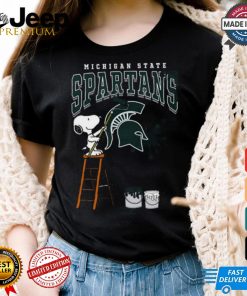 Michigan State Spartans Snoopy Painting Shirt