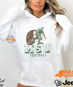 Michigan State Vintage 1989 Sparty Football Shirt