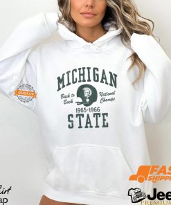 Michigan State Vintage Back To Back Football Champions Shirt