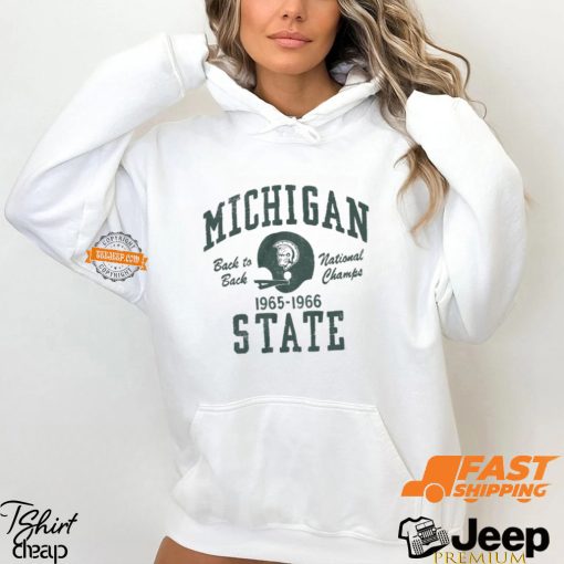 Michigan State Vintage Back To Back Football Champions Shirt