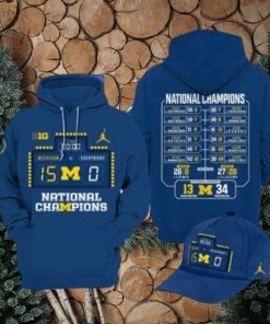 Michigan VS EVERYBODY 15 0 2024 National Champions 3D Hoodie