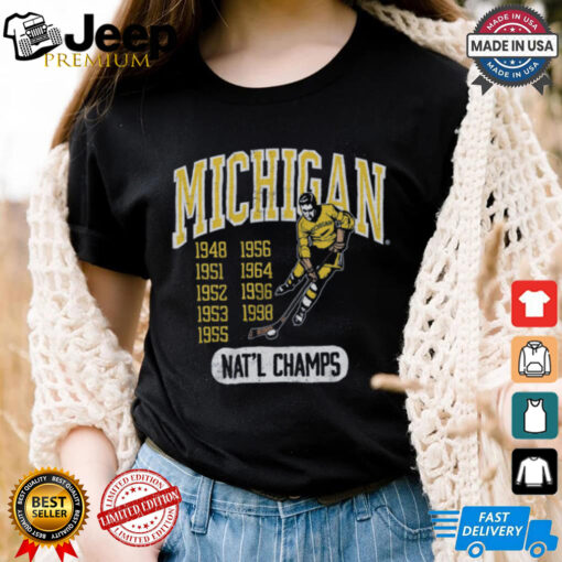 Michigan Vintage Hockey Champions Shirt