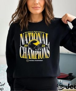 Michigan Wolverines 2023 CFP National Champions Arch GradienT Shirt Long Sleeve Hoodie Sweater