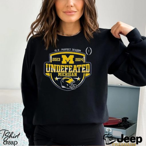 Michigan Wolverines 2023 CFP National Champs Perfect Season Shirt