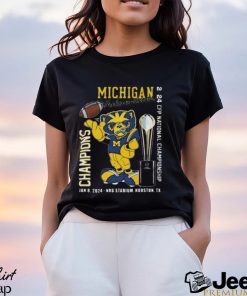 Michigan Wolverines 2024 CFP National Champions Mascot Biff Classic T Shirt