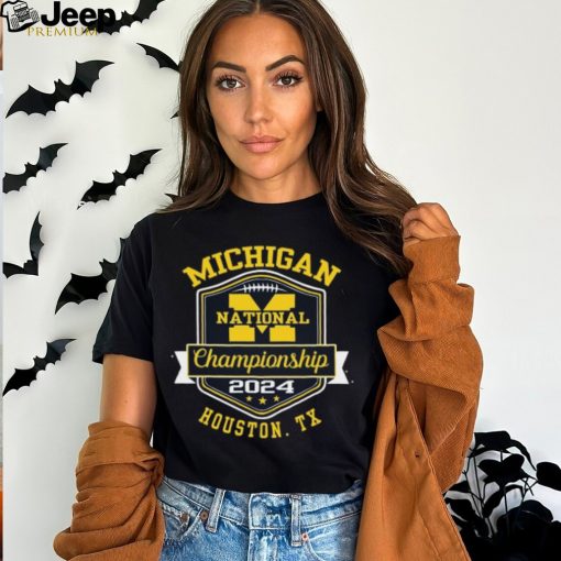 Michigan Wolverines 2024 CFP National Championship Blaze T Shirt