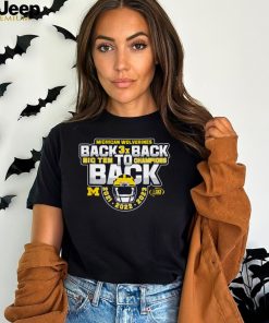 Michigan Wolverines Big Ten Champs 2023 Football Back3xBack T Shirt