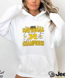 Michigan Wolverines College Football Playoff 2023 National Champions Boyfriend T Shirt