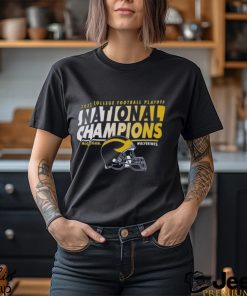 Michigan Wolverines College Football Playoff 2023 National Champions Helmet T Shirt