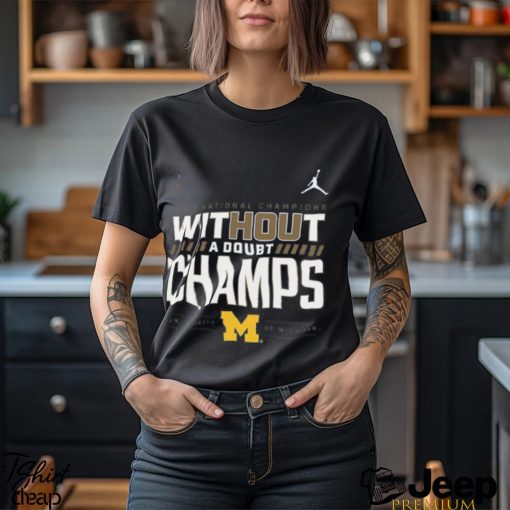 Michigan Wolverines College Football Playoff 2023 National Champions Room T Shirt