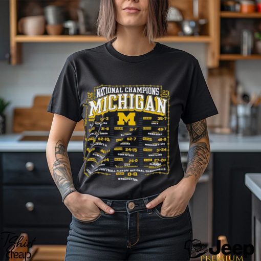 Michigan Wolverines College Football Playoff 2023 National Champions T Shirt